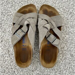 Birkenstock Suede Sandals.